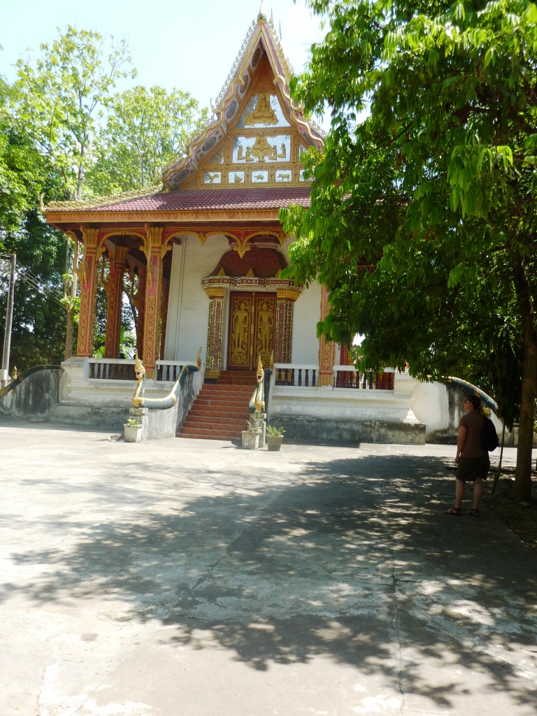 Temple en dehors de Ventianes