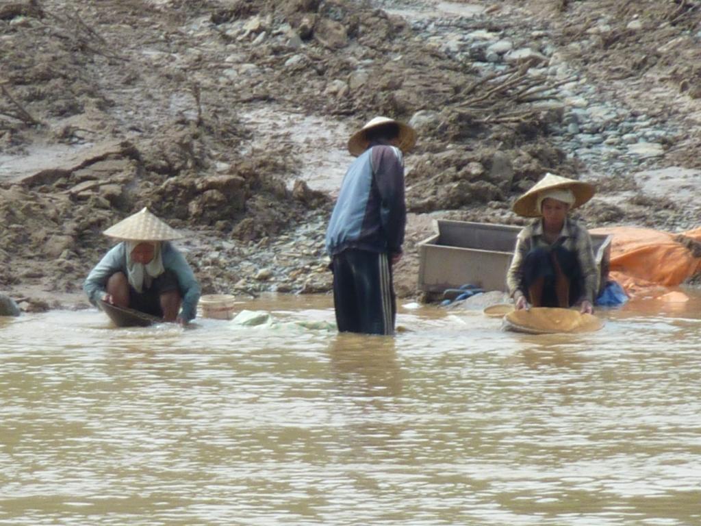 Chercheur d'or Lao